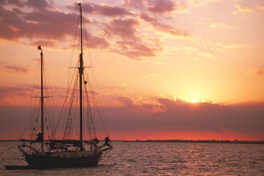 Zeesbootausflug auf dem Bodden Grundst�ck Fuhlendorf