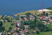 Alte Luftaufnahmen von Privat Der Traum vom Restaurant-Pension am Bodstedter Bodden & Hafen von Bodstedt-Fuhlendorf