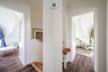 Blick aus dem Flur Modernes Reetdach-Haus am Strand des Bodstedter Bodden