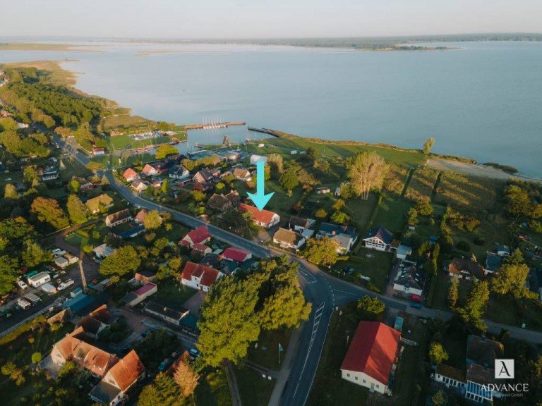 Luftaufnahmen mit Hafen Fuhlendorf Grundst�ck Privatverkauf Wasserblick Grundst�cke f�r 2 Ferienh�user mit optimaler Himmelsausrichtung