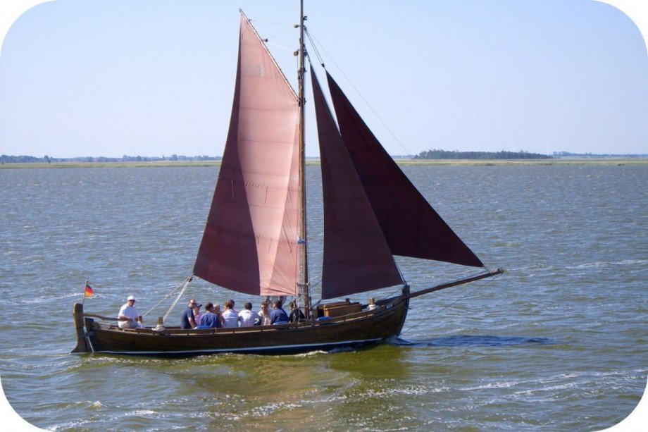 Zeesbootausflug auf dem Bodden Gastronomie Fuhlendorf